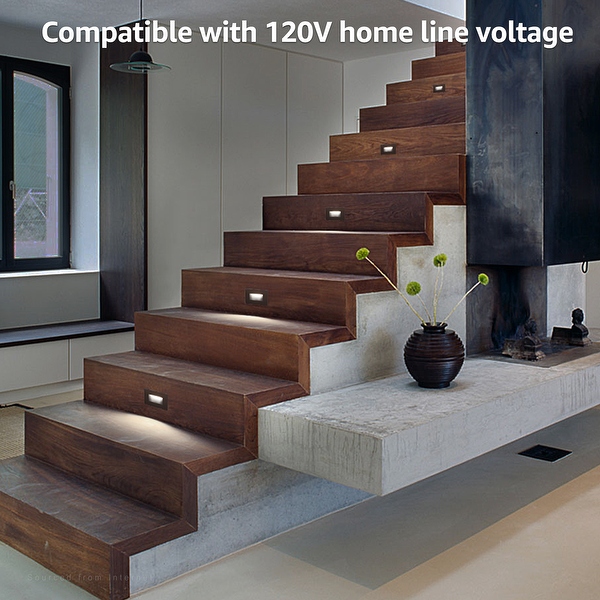 Hardwired indoor stair lights top